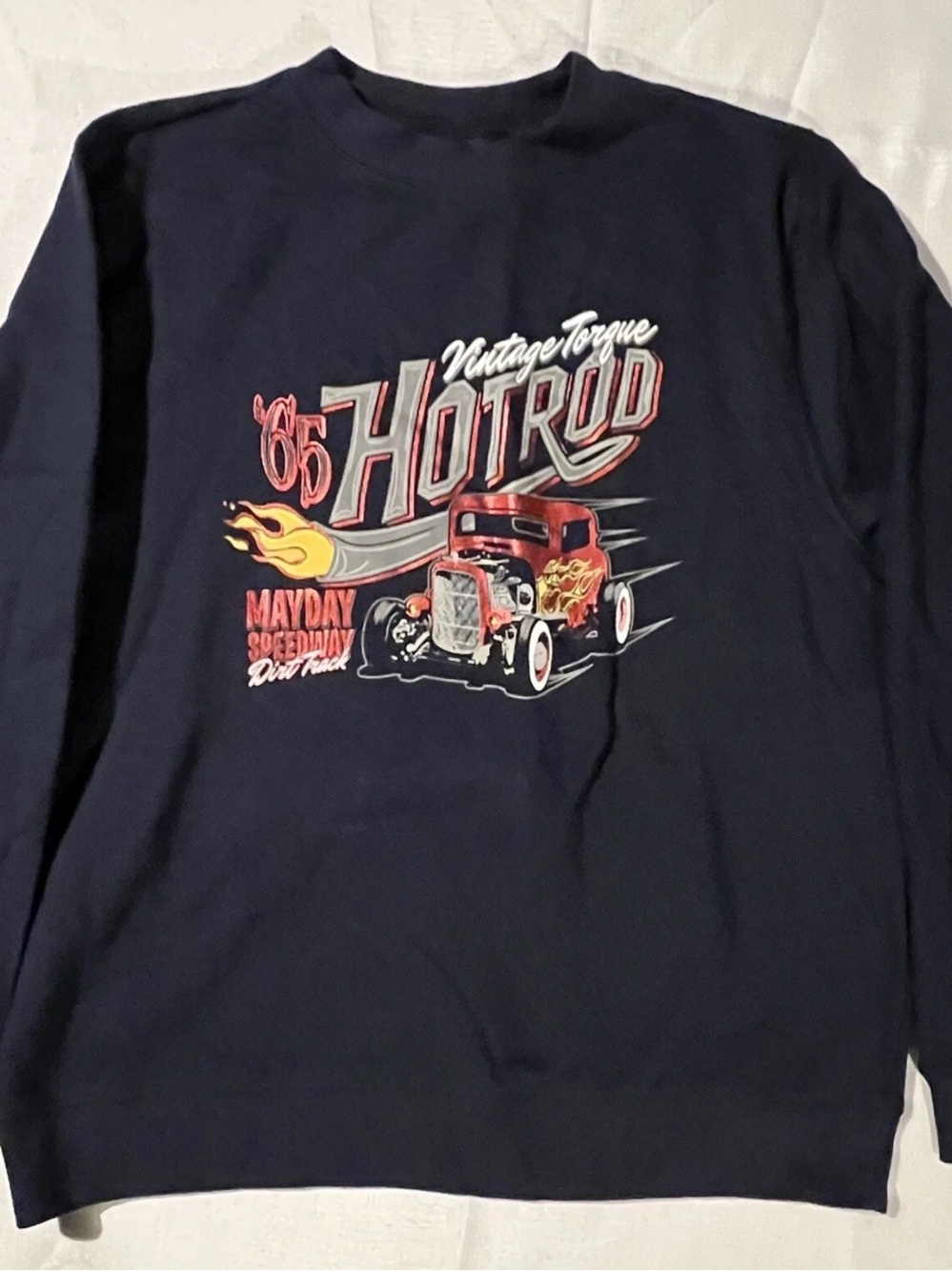 Vintage  Boys Jox Boxer Torque Hotrod  Lg 10/12 Sweatshirt